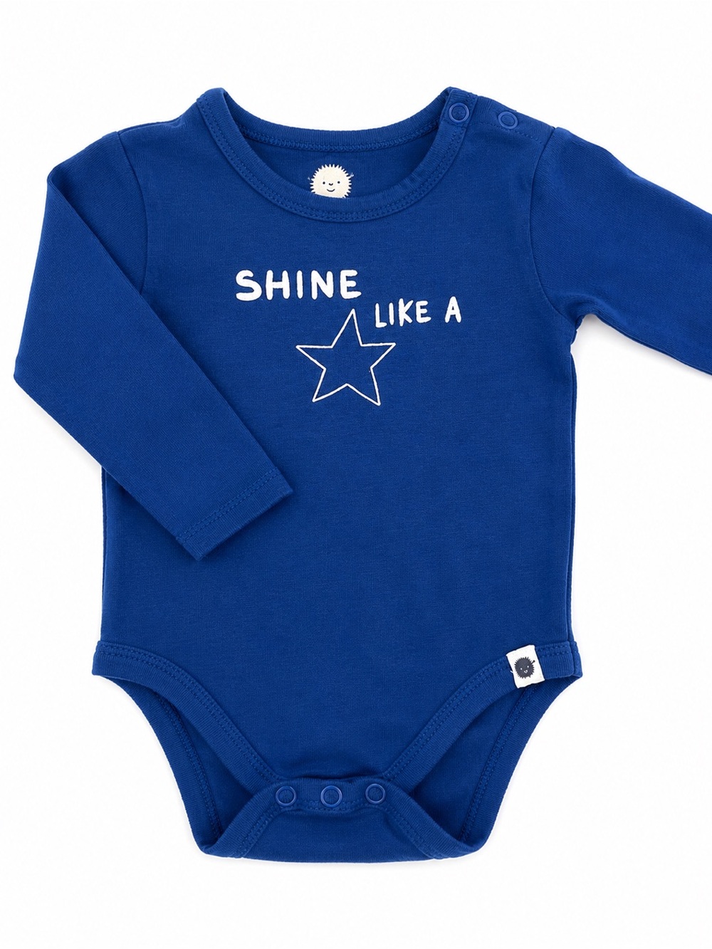 Rise Little Earthling 'Shine Like a Star' Long-Sleeve Baby Bodysuit
